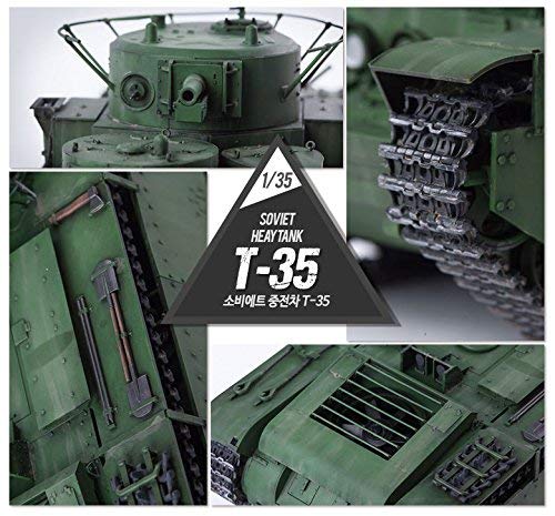 Amazon | 1/35 T-35 SOVIET HEAVY TANK #13517 ACADEMY HOBBY